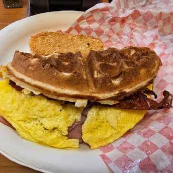 Waffles Cafe - Bfast sandwich - Coffee & Tea Near Me - Las Vegas, Nevada