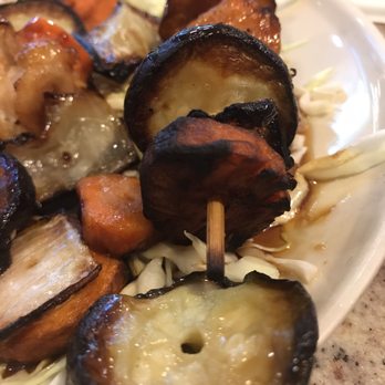 Umi Sushi - Would you serve this burnt skewer at home? Why did Umi Sushi serve this to me? - Sushi Bars Near Me - Vacaville, California
