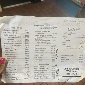 Blalock's Seafood Restaurant - Menu - Seafood Near Me - Wichita, Kansas