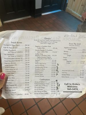 Menu photo 1 Blalock's Seafood Restaurant Wichita, KS
