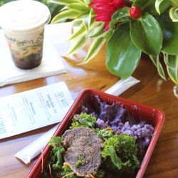 Nani’s Cafe - Kale salad and Pono Potato Salad for the win with a protien.