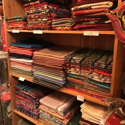 Shawls and scarves from Nepal, Tibet, India and Bhutan.