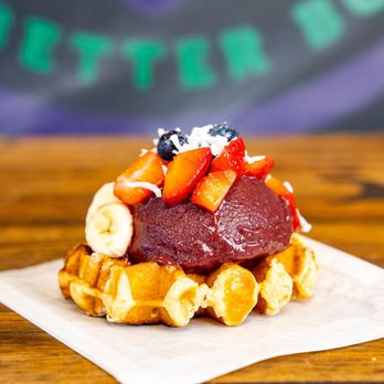 SoBoL - a waffle topped with fruit - Juice Bars & Smoothies Near Me - Westhampton Beach, New York SoBoL - a waffle topped with fruit - Juice Bars & Smoothies Near Me - Westhampton Beach, New York