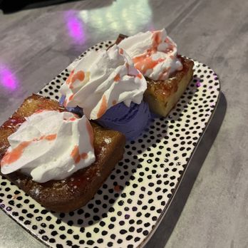 Taverna Costera - Fried Mochi with Ube Ice Cream - Asian Fusion Near Me - Las Vegas, Nevada Taverna Costera - Fried Mochi with Ube Ice Cream - Asian Fusion Near Me - Las Vegas, Nevada