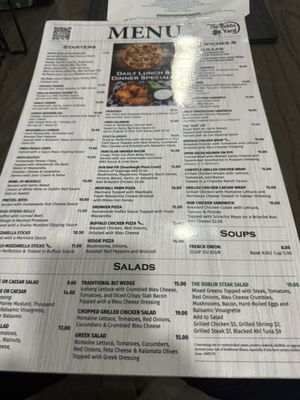 Menu photo 3 The Dublin Yard Secaucus, NJ