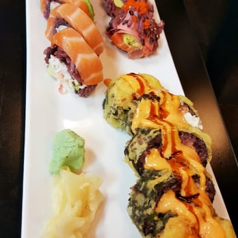 Harumi - Sampler with Crazy Roll, Rainbow Roll, and Vegas Roll - Japanese Near Me - Phoenix, Arizona Harumi - Sampler with Crazy Roll, Rainbow Roll, and Vegas Roll - Japanese Near Me - Phoenix, Arizona