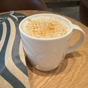 Starbucks - Almond milk Caramel Macchiato - Coffee & Tea Near Me - Little Neck, New York