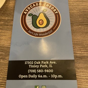 Avocado Theory - Menu - American Near Me - Tinley Park, Illinois Avocado Theory - Menu - American Near Me - Tinley Park, Illinois