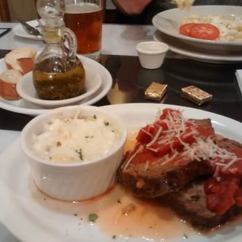 Cafe Paradiso - Sicilian meatloaf with a side of mac and cheese - Cafes Near Me - Urbana, Ohio