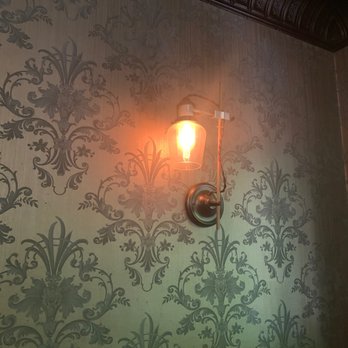 The Raymond 1886 - Bar area has pretty wallpaper - New American Near Me - Pasadena, California The Raymond 1886 - Bar area has pretty wallpaper - New American Near Me - Pasadena, California