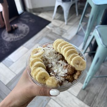 Playa Bowls - Coconut bowl w vanilla protein powder - Juice Bars & Smoothies Near Me - Littleton, Colorado Playa Bowls - Coconut bowl w vanilla protein powder - Juice Bars & Smoothies Near Me - Littleton, Colorado