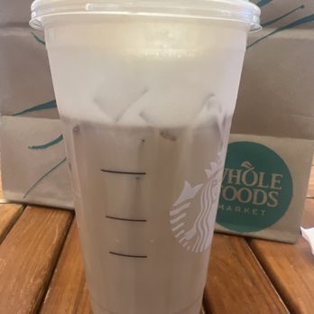 Starbucks - The pistachio cream cold brew is finally here. No vanilla syrup. Changed it to the pistachio sauce. A Splash of oatmilk. Soooo good. - Coffee & Tea Near Me - Honolulu, Hawaii