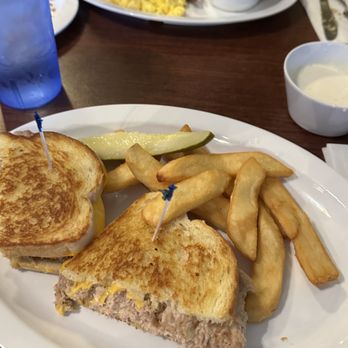 Janet's Cafe - Tuna Melt, fries, pickle, ranch, eggs, bacon - Breakfast & Brunch Near Me - El Cajon, California Janet's Cafe - Tuna Melt, fries, pickle, ranch, eggs, bacon - Breakfast & Brunch Near Me - El Cajon, California