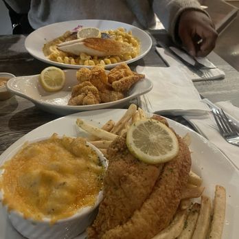 Loud House Buffalo - Seafood pasta and catfish fries and macaroni and cheese - Breakfast & Brunch Near Me - Buffalo, New York