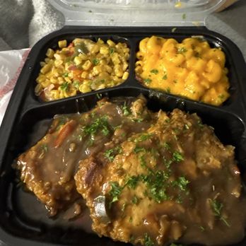 Soul Filled Enterprises - Smothered pork chop? Mac and cheese and southern style corn! - Soul Food Near Me - Muskegon, Michigan Soul Filled Enterprises - Smothered pork chop? Mac and cheese and southern style corn! - Soul Food Near Me - Muskegon, Michigan