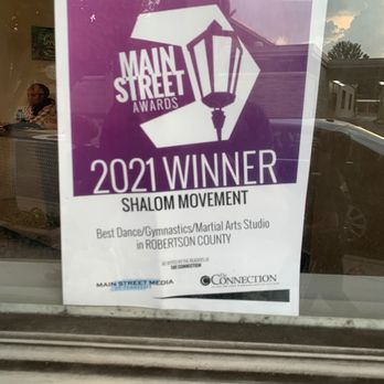 Shalom Movement - Main Street Award Winner2021 - Dance Studios Near Me - Springfield, Tennessee Shalom Movement - Main Street Award Winner2021 - Dance Studios Near Me - Springfield, Tennessee