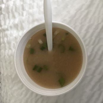 A1 Grill Teriyaki & Roll - Soup that came with the Sushi. - Asian Fusion Near Me - Hesperia, California