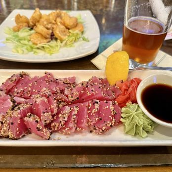 Sam Snead's Tavern - Seared Rare Tuna Sashimi - Seafood Near Me - Naples, Florida Sam Snead's Tavern - Seared Rare Tuna Sashimi - Seafood Near Me - Naples, Florida
