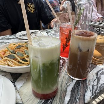 Great White - Strawberry Matcha - New American Near Me - Los Angeles, California