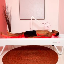 Hyperbaric Lab - Lightstim Infrared Bed Therapy is FDA cleared, has 4 different wavelengths to relieve joint pain & relax sore muscles at a cellular level.