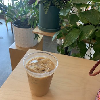 Constellation Coffee - Iced Latte with almond milk - Coffee & Tea Near Me - Los Angeles, California Constellation Coffee - Iced Latte with almond milk - Coffee & Tea Near Me - Los Angeles, California