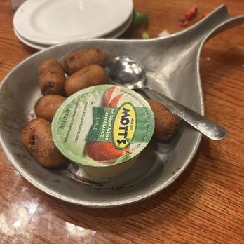 Cattlemens Steakhouse - Kids mini corn dogs and Apple sauce - Steakhouses Near Me - Elk Grove, California Cattlemens Steakhouse - Kids mini corn dogs and Apple sauce - Steakhouses Near Me - Elk Grove, California