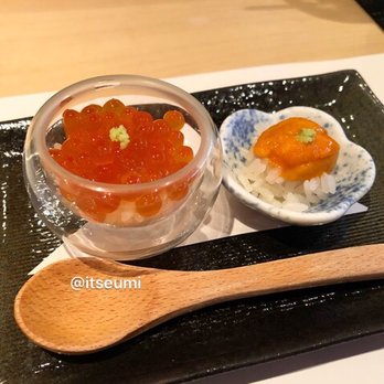 Kabuto - Ikura and Ezo Bafun Uni - Sushi Bars Near Me - Las Vegas, Nevada