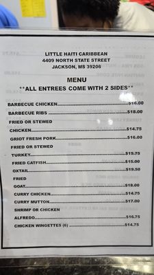Menu photo 1 Little Haiti Caribbean Jackson, MS Menu photo 1 Little Haiti Caribbean Jackson, MS