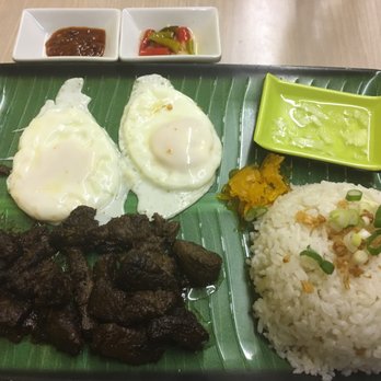 Little Quiapo - Beef tapa, eggs and garlic rice for 6.25 USD. - Filipino Near Me - Jersey City, New Jersey Little Quiapo - Beef tapa, eggs and garlic rice for 6.25 USD. - Filipino Near Me - Jersey City, New Jersey
