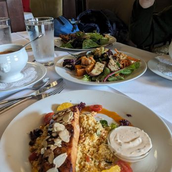 Gryphon Tea Room - The salmon is always fresh and cooked just right. - Tea Rooms Near Me - Savannah, Georgia Gryphon Tea Room - The salmon is always fresh and cooked just right. - Tea Rooms Near Me - Savannah, Georgia