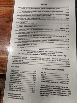 Menu photo 6 Jacks Hoschton, GA