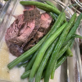 Chef Beau’s Klean Kitchen - Tasmania Grass fed Steak & puréed Cauliflower - Food Delivery Services Near Me - La Grange, Illinois