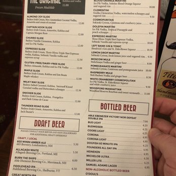 Puritan Backroom - Drink menu - Ice Cream & Frozen Yogurt Near Me - Manchester, New Hampshire Puritan Backroom - Drink menu - Ice Cream & Frozen Yogurt Near Me - Manchester, New Hampshire
