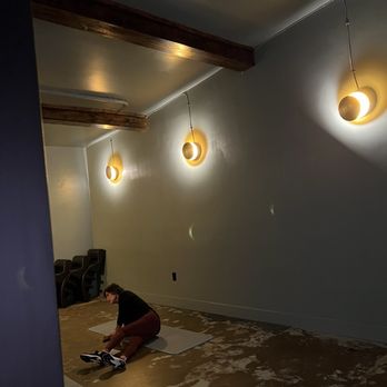 Shift Pilates Body Shop - Cool moon lights on the Matt room! - Pilates Near Me - Charleston, South Carolina Shift Pilates Body Shop - Cool moon lights on the Matt room! - Pilates Near Me - Charleston, South Carolina