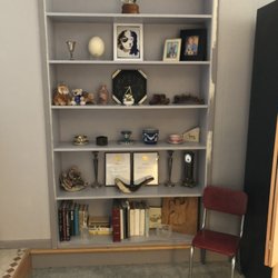A Quick Fix! - After: Using keepsake items that were scattered all throughout the house, I was able to create this pretty conversation piece.
