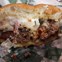 Full Moon Bar & Restaurant - Stroganoff burger, legit.