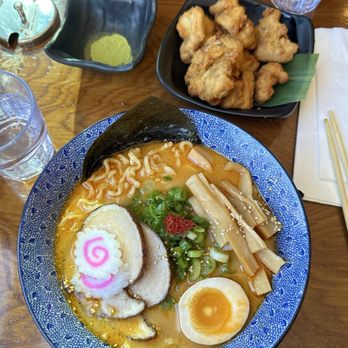 HINODEYA Ramen Japantown - Crispy Chicken Karaage Spicy Miso Ramen - Ramen Near Me - San Francisco, California HINODEYA Ramen Japantown - Crispy Chicken Karaage Spicy Miso Ramen - Ramen Near Me - San Francisco, California