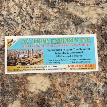 AC Tree Experts - Tree Services Near Me - West Chester, Pennsylvania AC Tree Experts - Tree Services Near Me - West Chester, Pennsylvania