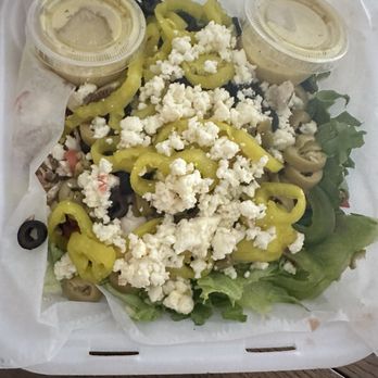 Huc A Poos - House Salad - Pizza Near Me - Tybee Island, Georgia
