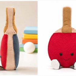The Wonder Emporium - Serve up smiles with the Amuseable Sports Table Tennis plush at The Wonder Emporium. This playful, sports-themed plush featur...