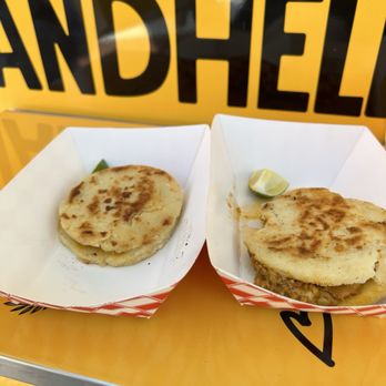 Medellin Empanadas - Arepa filled with chicharrón - Colombian Near Me - Las Vegas, Nevada