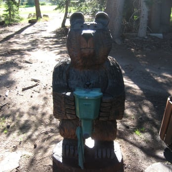 Sierra Star Golf Course - they have these bear statues all over the course. this one washed my ball. - Golf Near Me - Mammoth Lakes, California Sierra Star Golf Course - they have these bear statues all over the course. this one washed my ball. - Golf Near Me - Mammoth Lakes, California