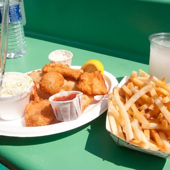 Avalon Seafood - combo plate and fries - Fish & Chips Near Me - Avalon, California Avalon Seafood - combo plate and fries - Fish & Chips Near Me - Avalon, California
