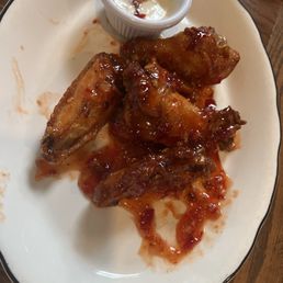 Thai chili wings what's left
