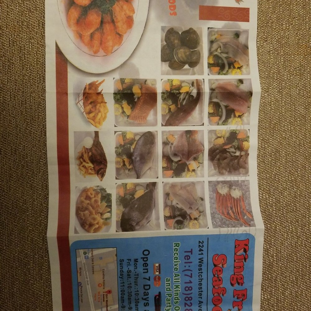 King Fresh Seafood - King Fresh Seafood Menu 3 - Fish & Chips Near Me - Bronx, New York