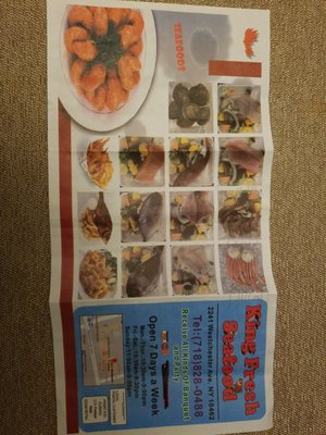Menu photo 1 King Fresh Seafood Bronx, NY