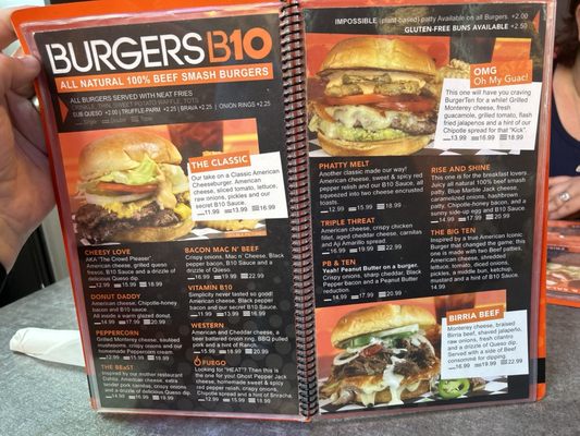Menu photo 2 BurgerTen and ChickenToo Daytona Beach, FL
