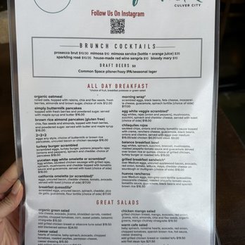 Cafe Vida - Menu 5/2023 - Breakfast & Brunch Near Me - Culver City, California Cafe Vida - Menu 5/2023 - Breakfast & Brunch Near Me - Culver City, California