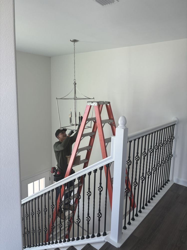 Slide of Brandon’s electrical remodeling
