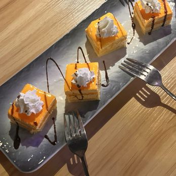 Tomi Sushi & Ramen - Mango mousse cake - Sushi Bars Near Me - Kennewick, Washington Tomi Sushi & Ramen - Mango mousse cake - Sushi Bars Near Me - Kennewick, Washington